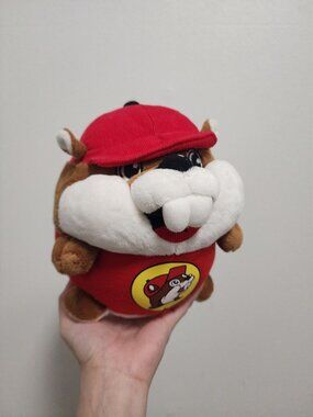 Buc-ees beaver fat round mascot plush